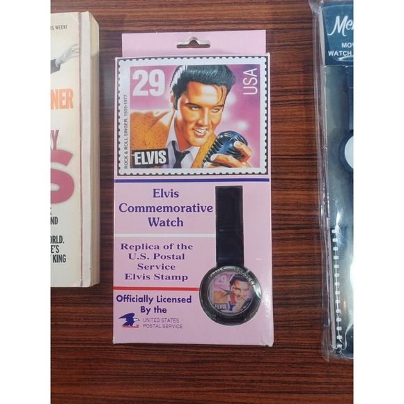 Vintage Elvis Presley Memorabilia (2)Watches Koozie Cards Magazines - Picture 3 of 16